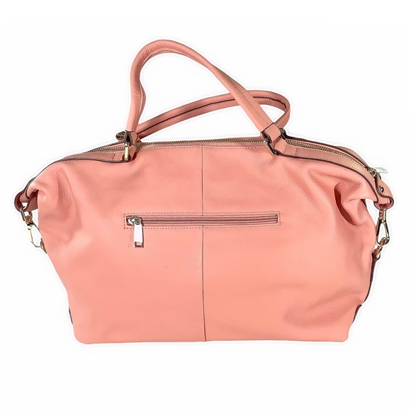 🏷NWT ORA DELPHINE Pink Leather Large Hobo Bag👜 - Picture 4 of 10